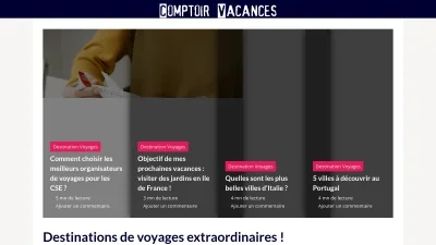 Comptoir des Vacances